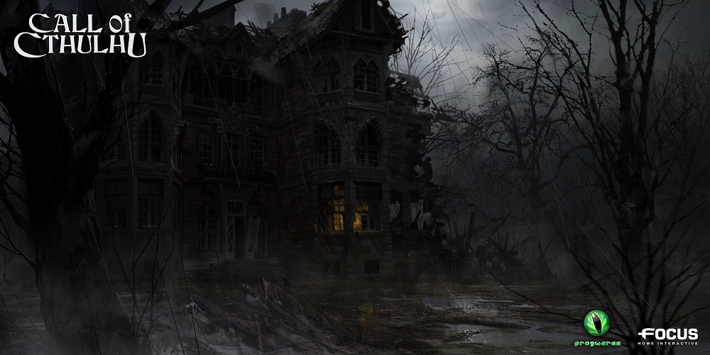 A fittingly derelict looking house