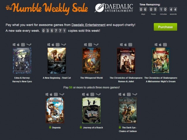 Get your fill of adventure games with the Daedalic Entertainment Humble Bundle!