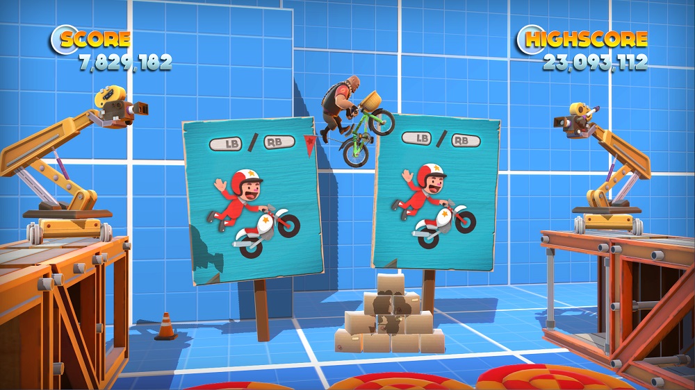 Team Fortress 2's The Heavy on a lovely basket-ed bicycle