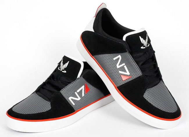 check out these lovely mass effect n7 sneakers