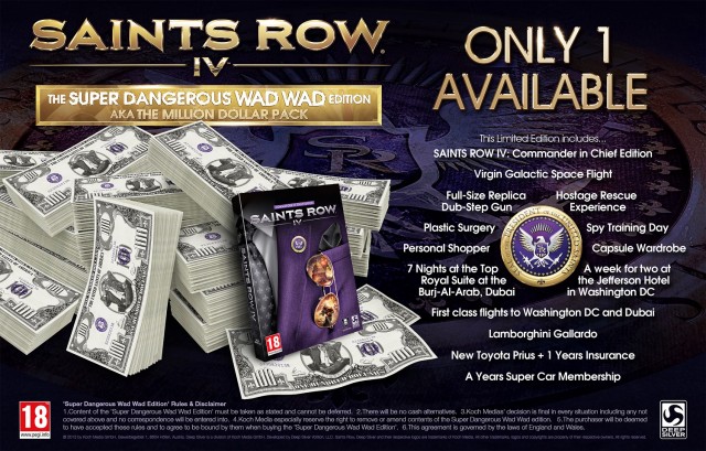 Check out the Saints Row IV Super Dangerous Wad Wad Edition