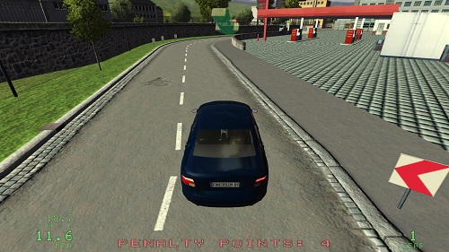 Maps driving simulator