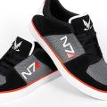 Check out these lovely Mass Effect N7 sneakers!