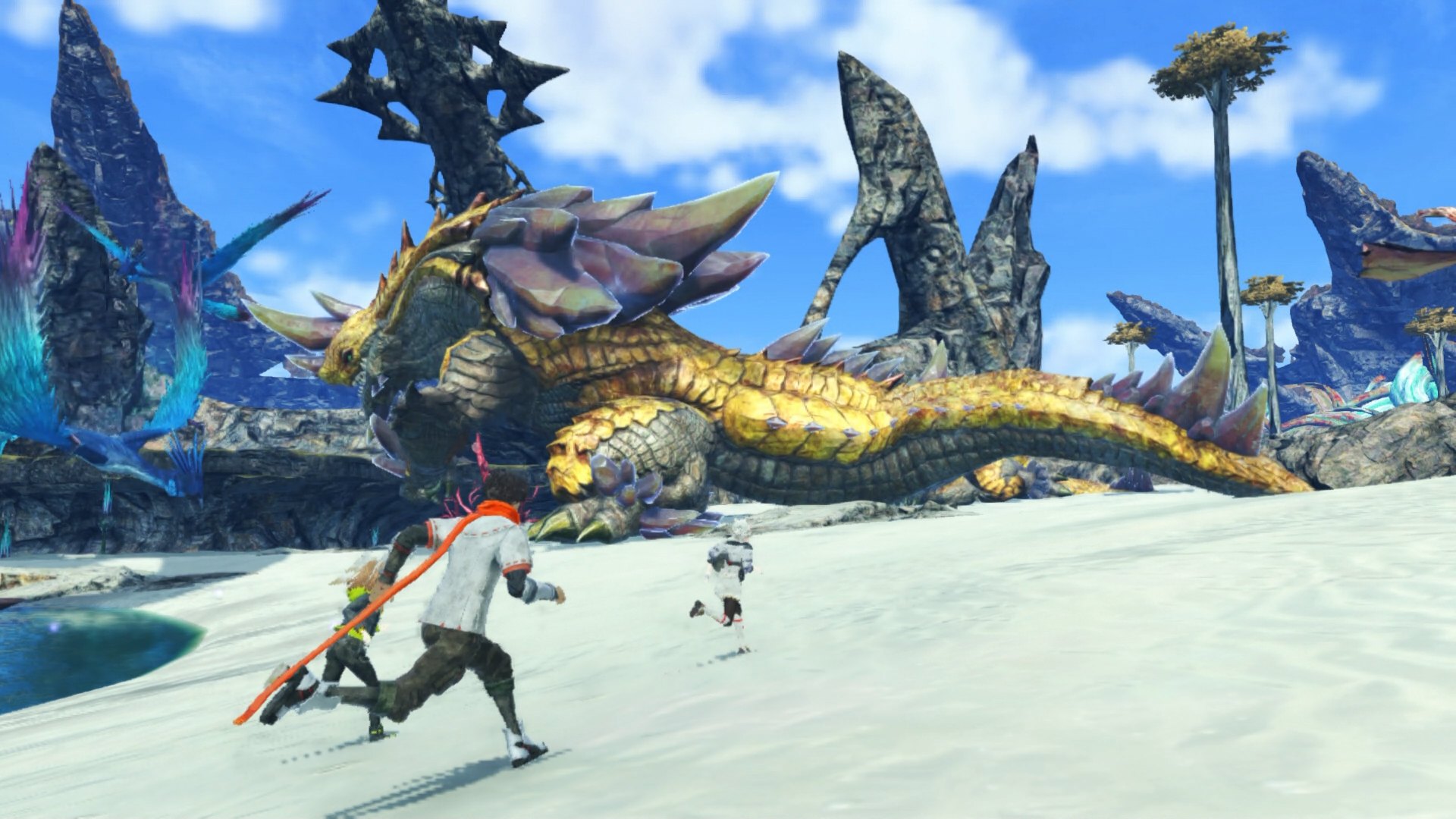 Not a JRPG without a big roaming dragon in the field to make you think you’ve taken a wrong turn