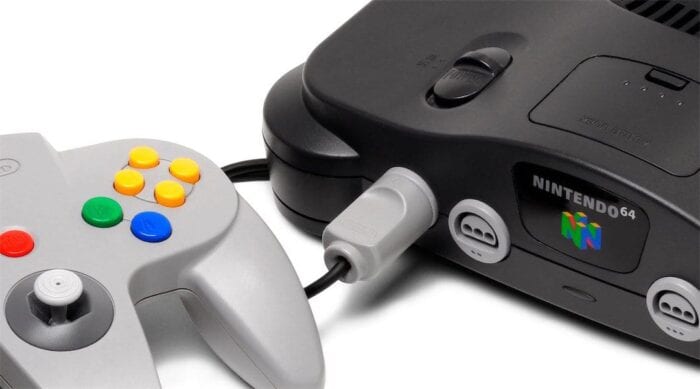 N64. Still a baffling but memorable controller layout